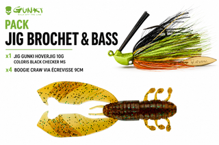 Pack Jig Brochet & Bass Gunki Hoverjig + Boogie Craw