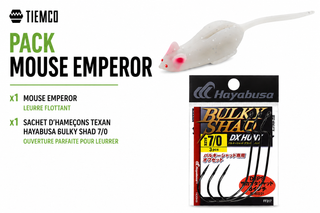 Pack Tiemco Mouse Emperor + Texan Hayabusa 7/0