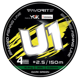 FAVORITE Tresses U1 Pe - Dark Green 150 m